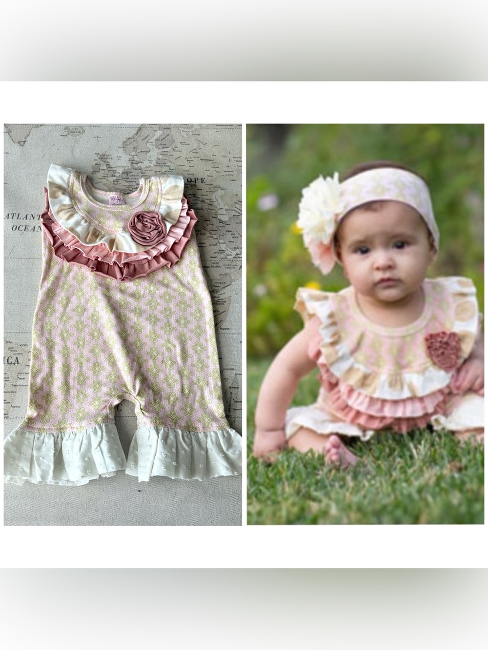 NWOT Giggle Moon Fruit of the Spirit Romper 6Mo